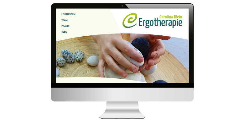 Webdesign Ergotherapie Klein